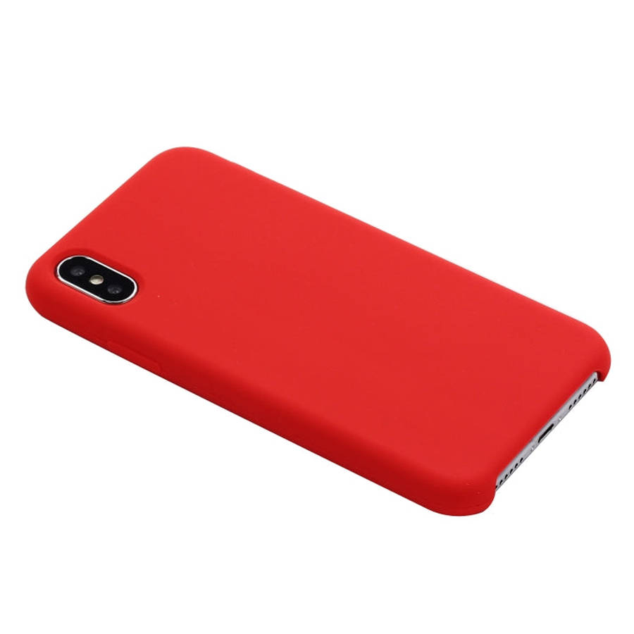 For iPhone XR Four Corners Full Coverage Liquid Silicone Case, For XR, XR
