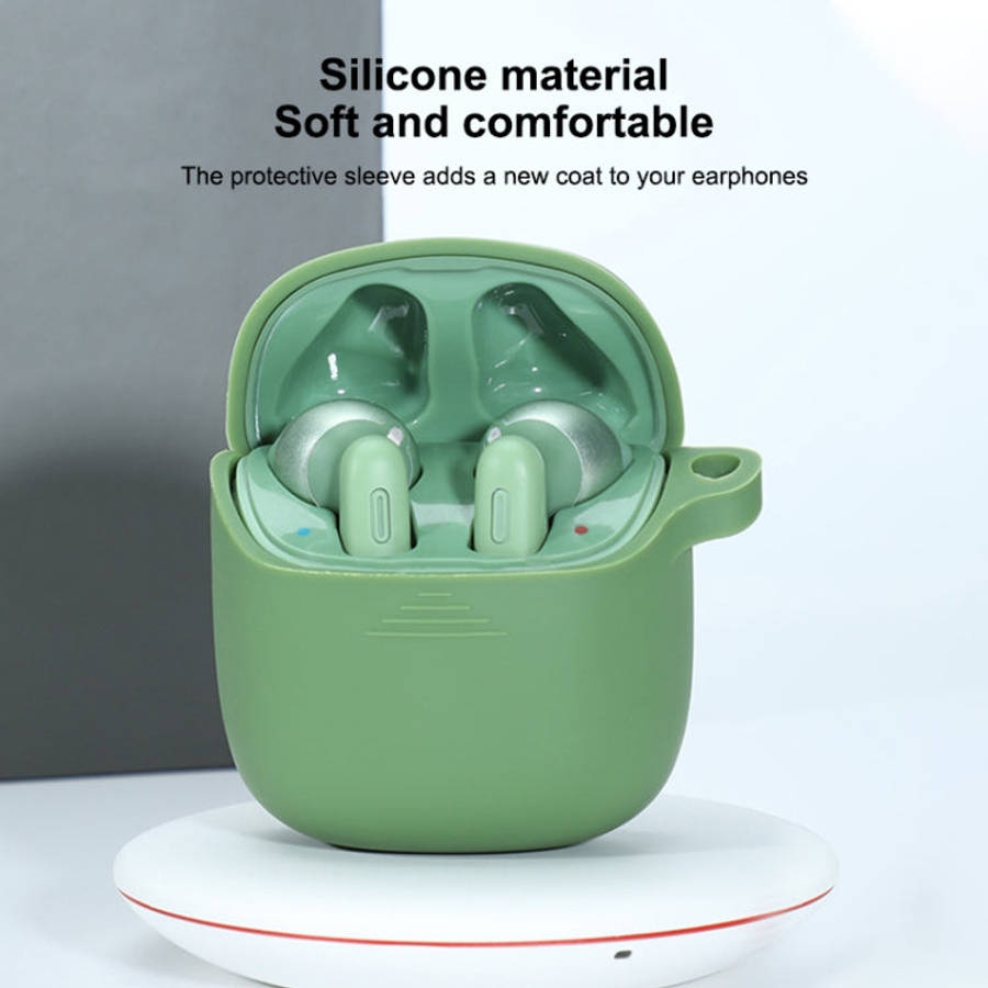 Wireless Earphones Pure Color Silicone Anti-fall Protective Case For JBL TUNE 220TWS