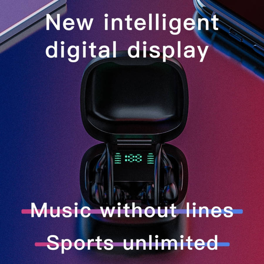 258 Wireless Ear-mounted Bluetooth Earphone with Charging Box & Digital Display, Support Touch & ...