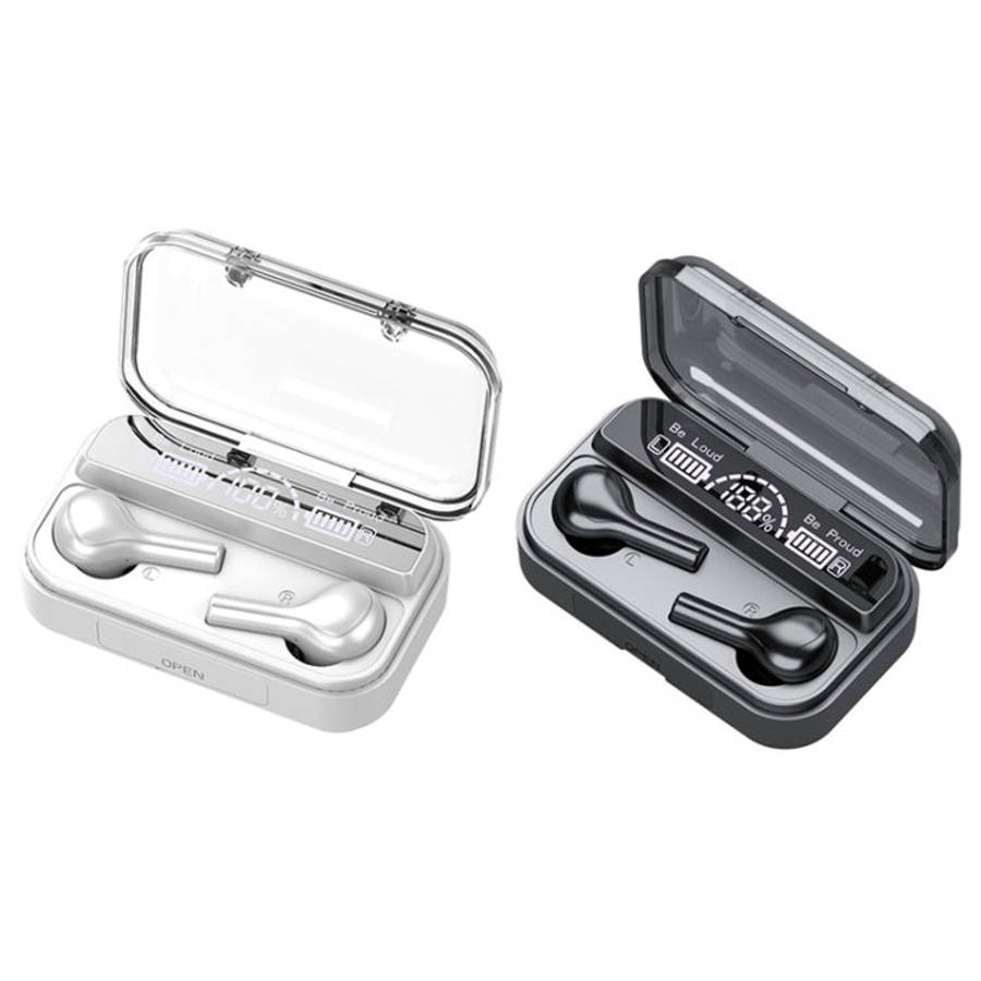 278 TWS External Noise Cancelling Touch Bluetooth Earphone with Charging Box, Support LED Power D...