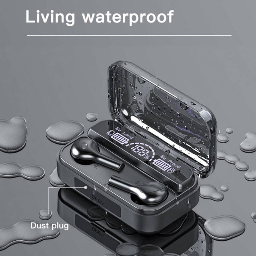 278 TWS External Noise Cancelling Touch Bluetooth Earphone with Charging Box, Support LED Power D...