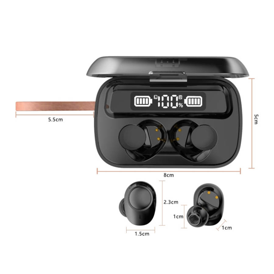 A13 TWS CVC8.0 and DSP Dual Noise Cancelling Touch Bluetooth Earphone with Charging Box, Support ...