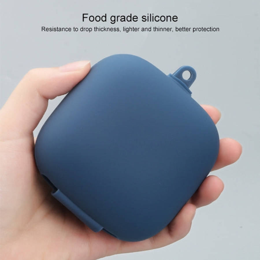 Solid Color Silicone Wireless Bluetooth Earphone Protective Case for Beats Powerbeats Pro, Mint G...