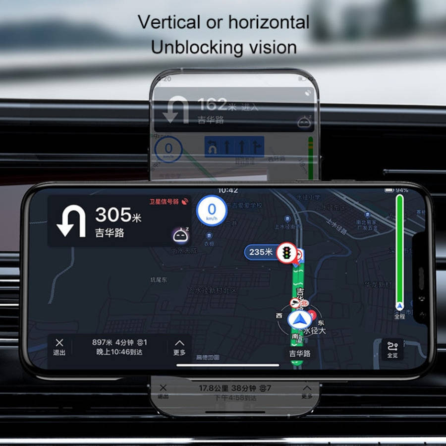 K07 15W Max Output Magnetic Car Air Outlet Bracket Wireless Charger, K07