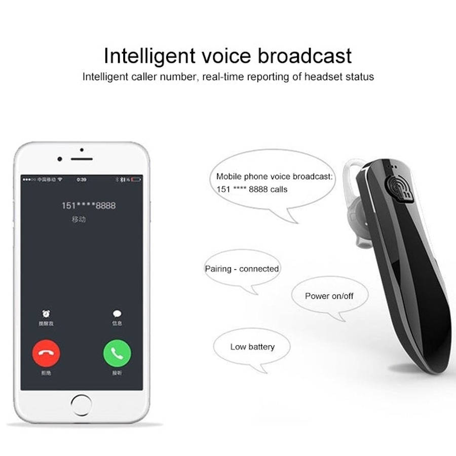 J10 Bluetooth 4.1 Universal Mini Wireless Sport Vehicle Stereo Music Bluetooth Headset