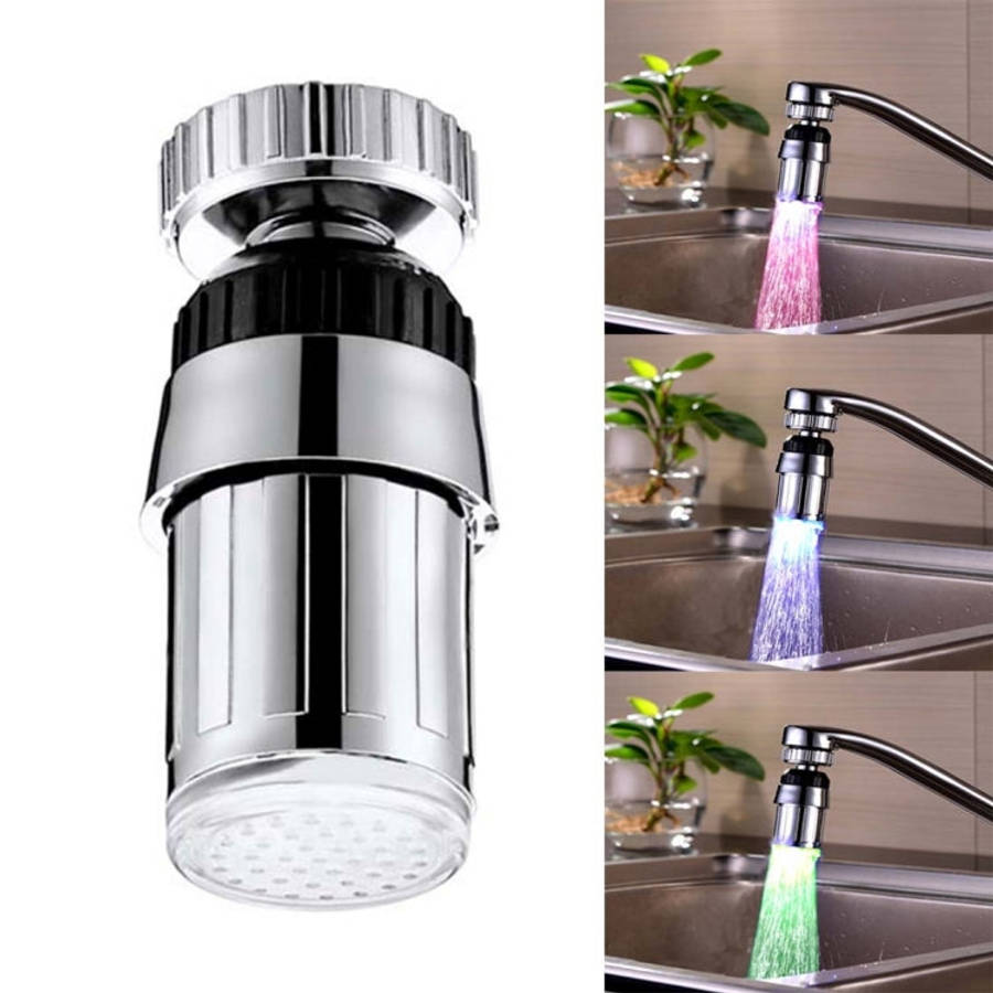 SDF-B6 1 LED ABS Temperature Sensor 3-color LED Faucet Light Water Glow Shower, Size: 58 x 24mm, ...