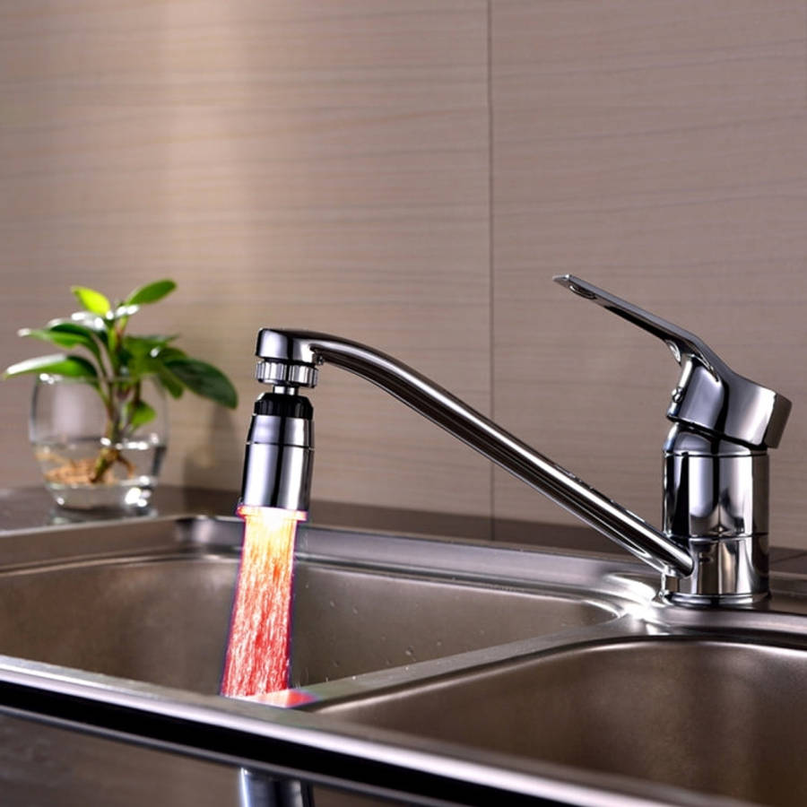SDF-B9 1 LED ABS Temperature Sensor 3-color LED Faucet Light Water Glow Shower, Size: 58 x 28mm, ...
