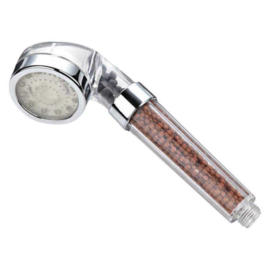 SDS-A23 15 LEDs ABS Temperature Sensor Negative Ions RGB LED Shower Head, Size: 23 x 6.5 x 5.8cm,...