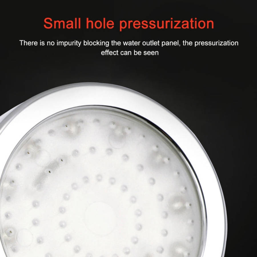 SDS-A23 15 LEDs ABS Temperature Sensor Negative Ions RGB LED Shower Head, Size: 23 x 6.5 x 5.8cm,...