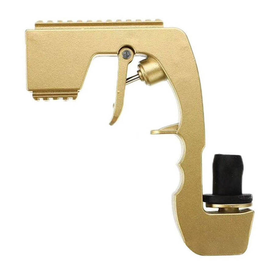 Plastic Wrapped Metal Bubbly Blaster Champagne Bottle Squirt Gun Bar Tool, Plastic Wrapped Metal