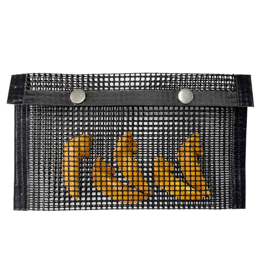 Barbecue Heat Resistant Non-stick Grilling Mesh BBQ Baking Bag, Size: 24 x 14cm (Black), 24 x 14c...