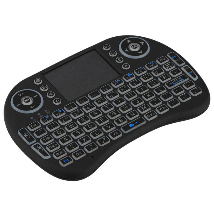 2.4GHz Mini i8 Wireless QWERTY Keyboard with Colorful Backlight & Touchpad & Multimedia Control f...