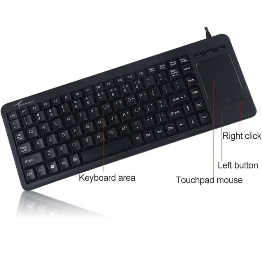 DS-8800 PS / 2 Interface Prevent Water Splashing Laser Engraving Character One-piece Wired Touchp...