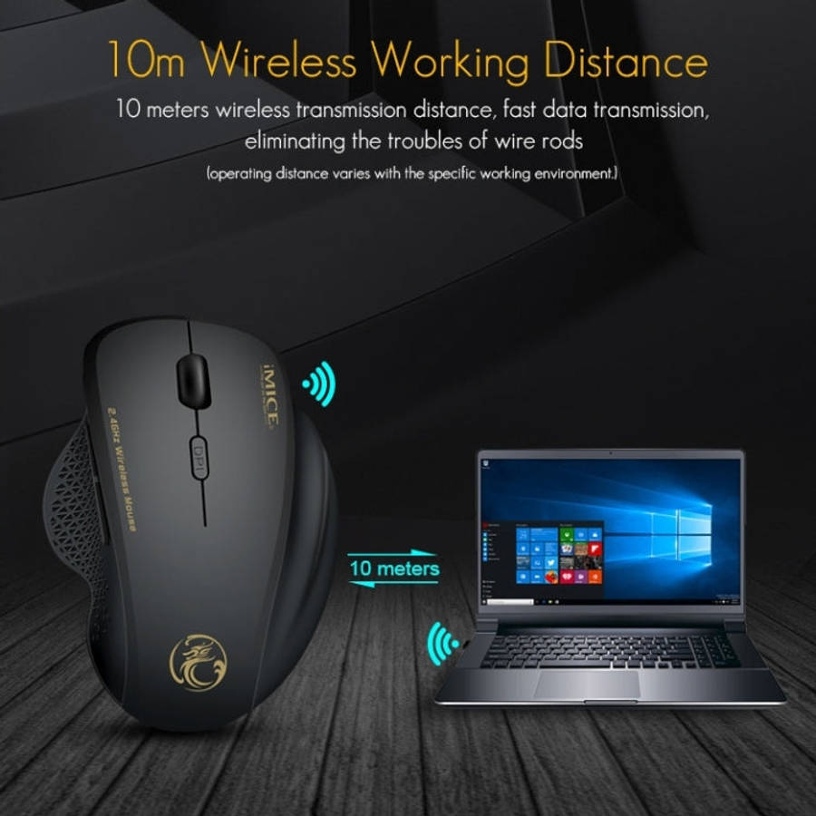 iMICE G6 Wireless Mouse 2.4G Office Mouse 6-button Gaming Mouse