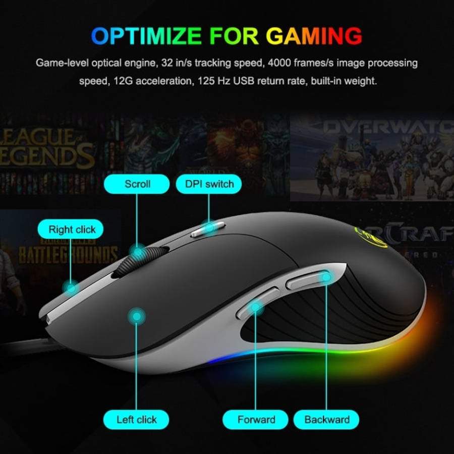 iMICE X6 Wired Mouse  6-button Colorful RGB Gaming Mouse, X6