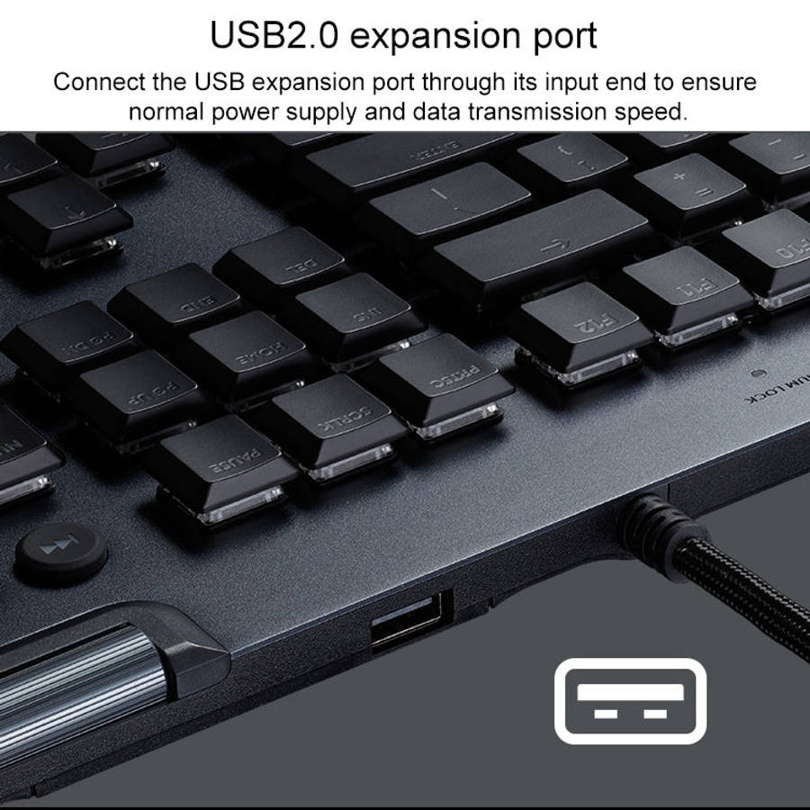 Logitech G813 RGB Mechanical Wired Gaming Keyboard (GL-Linear), Length: 1.8m, G813