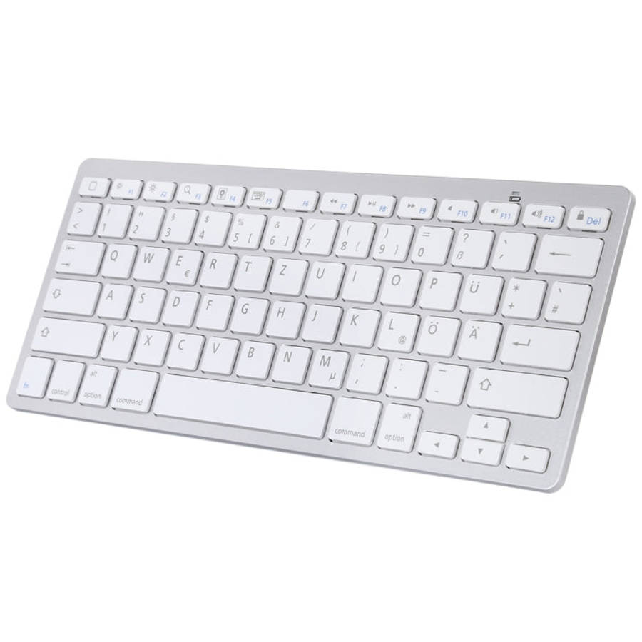 WB-8022 Ultra-thin Wireless Bluetooth Keyboard, German Keys, German Keys