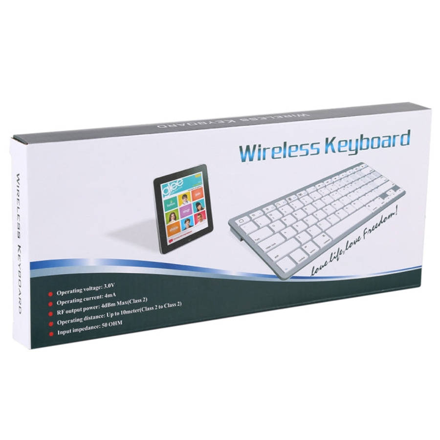 WB-8022 Ultra-thin Wireless Bluetooth Keyboard for iPad, Samsung, Huawei, Xiaomi, Tablet PCs or S...