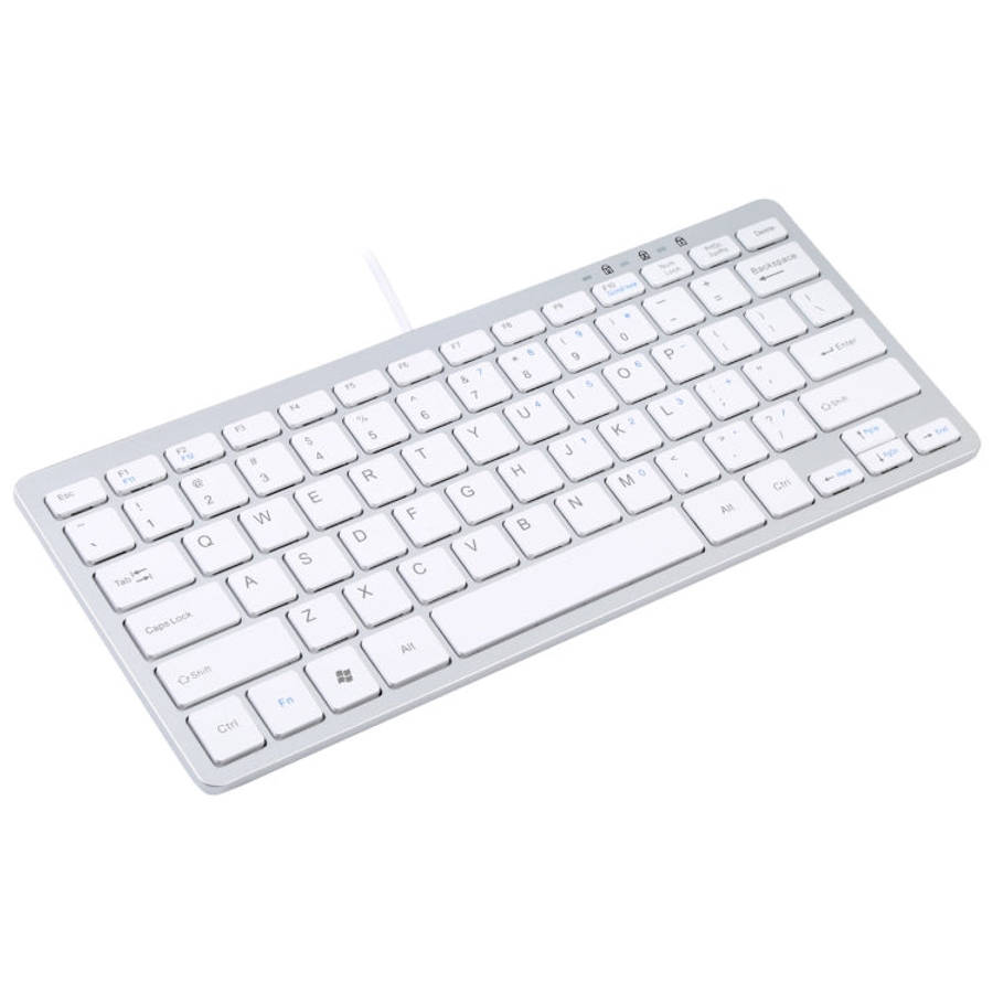450 78 Keys Ultra-thin USB Wired Keyboard