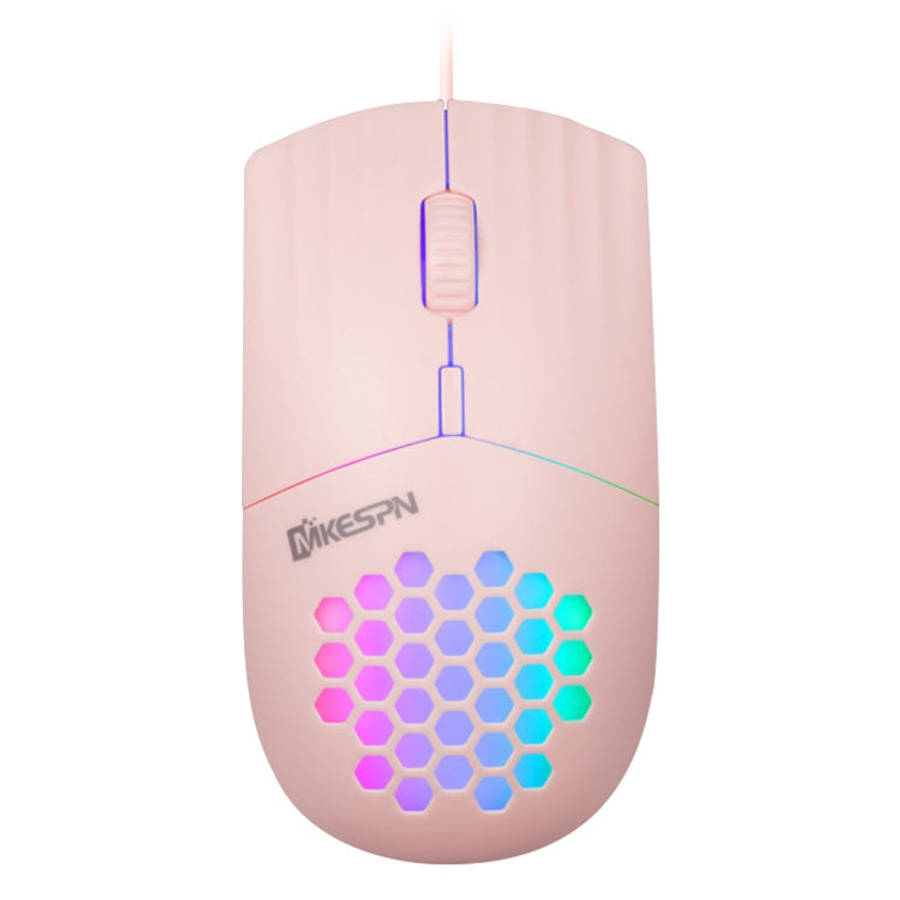 MKESPN SXS-838 USB Interface RGB Hollow Wired Mouse, USB