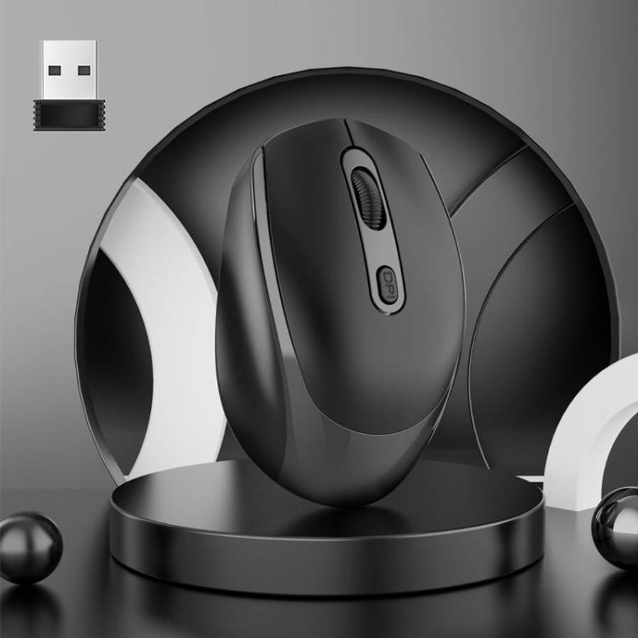 HXSJ M107 4-buttons 1600 DPI Dual Mode 2.4GHz + Bluetooth 5.1 Wireless Rechargeable Mouse, Batter...