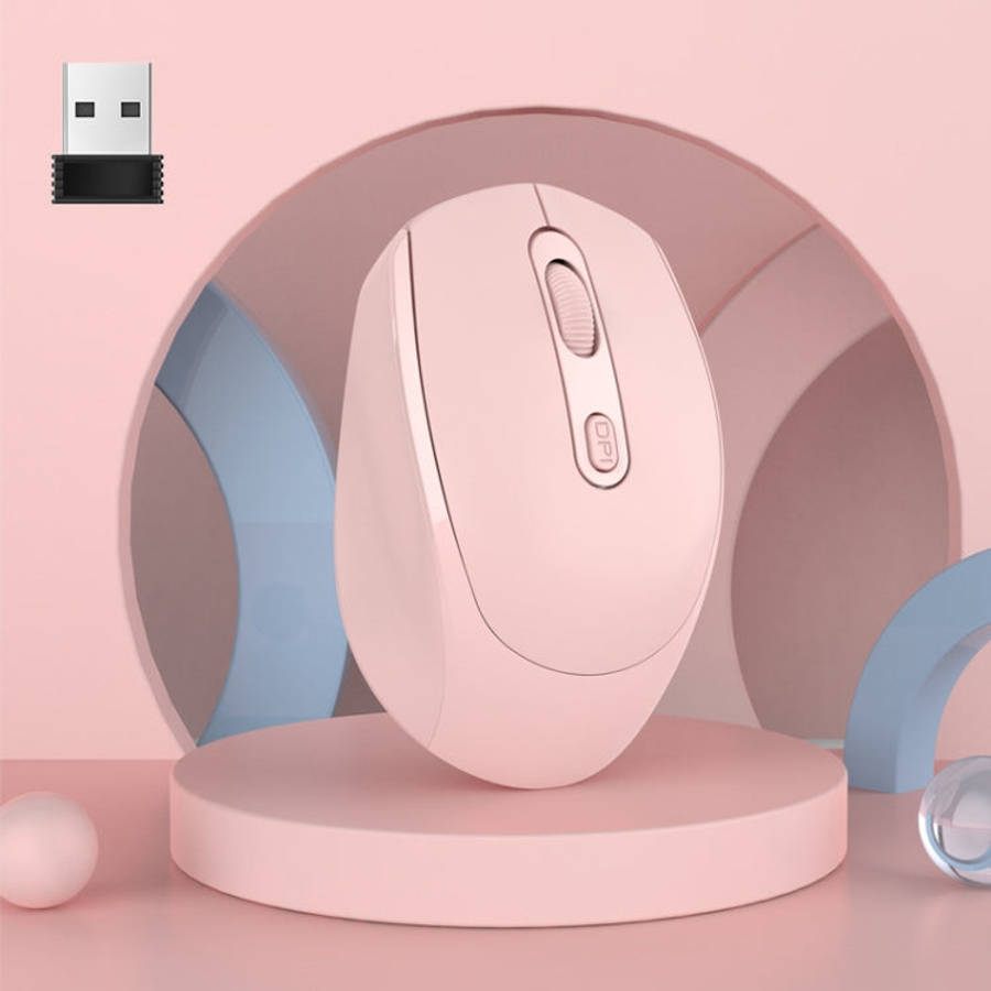HXSJ M107 4-buttons 1600 DPI Dual Mode 2.4GHz + Bluetooth 5.1 Wireless Rechargeable Mouse, Batter...
