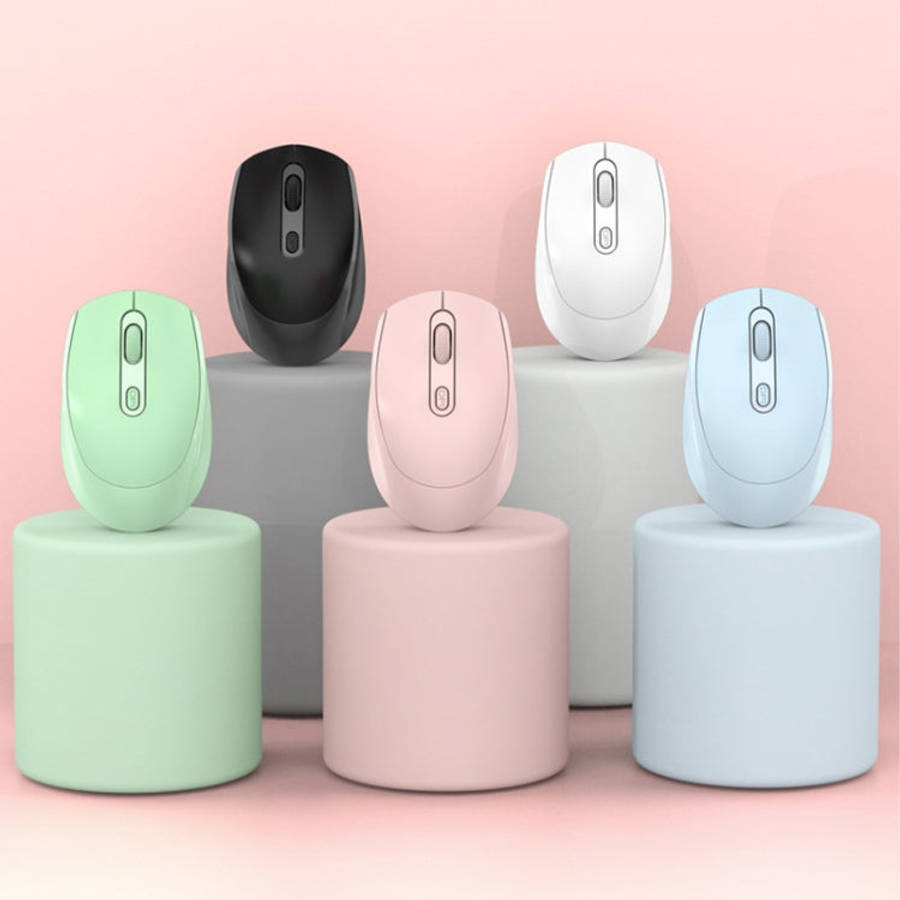 HXSJ M107 4-buttons 1600 DPI Dual Mode 2.4GHz + Bluetooth 5.1 Wireless Rechargeable Mouse, Batter...