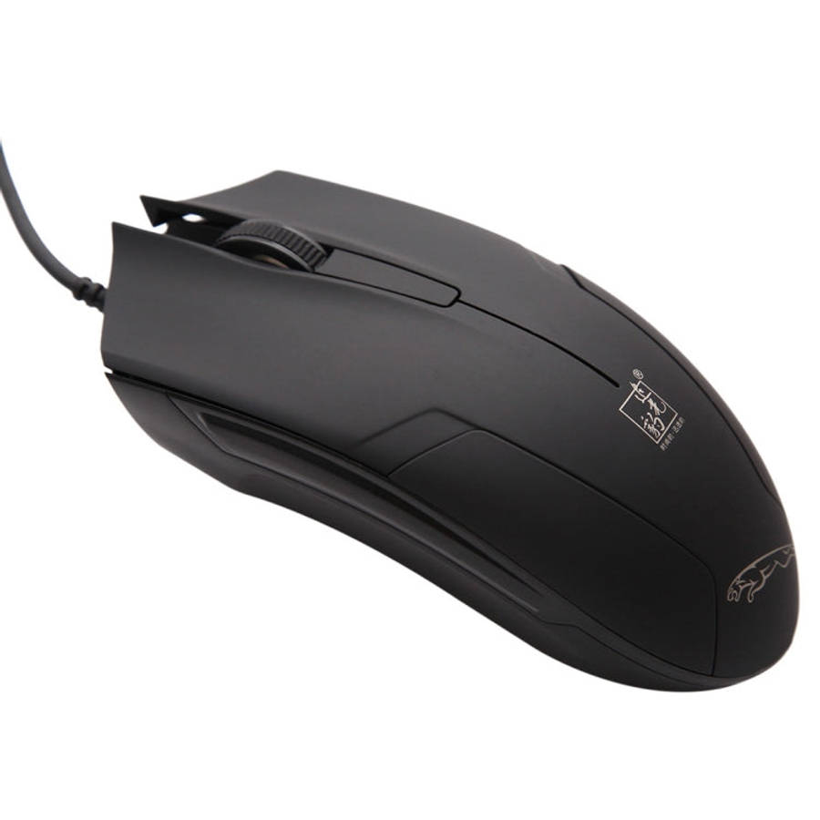 Chasing Leopard 119 USB Universal Wired Optical Gaming Mouse, Length: 1.45m, 119 Black, 119 Jet B...