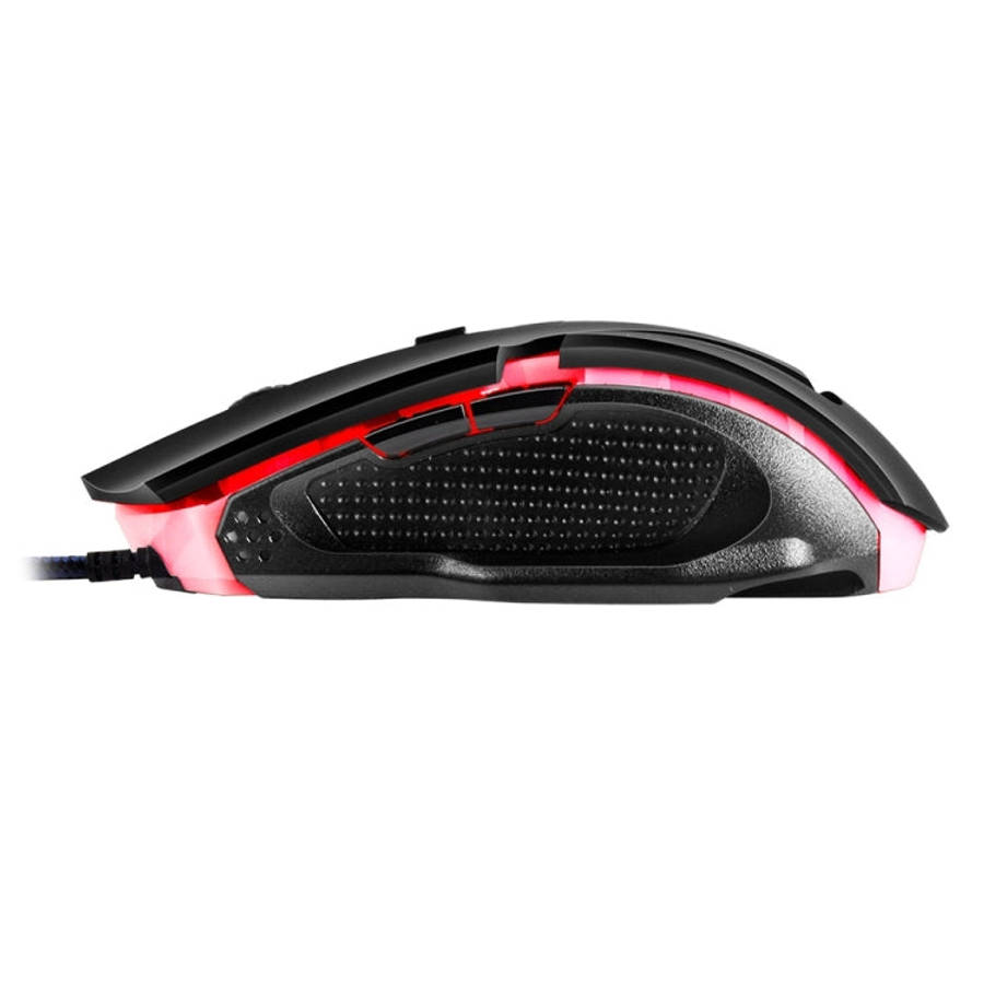 Apedra iMICE A9 High Precision Gaming Mouse LED four color controlled breathing light USB 6 Butto...