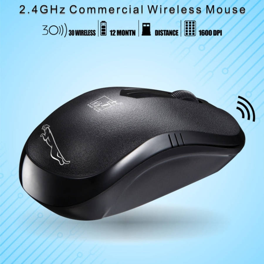 ZGB 101B 2.4GHz 1600 DPI Professional Commercial Wireless Optical Mouse Mute Silent Click Mini No...