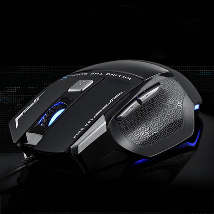 AULA Series SoulKiller II Colourful Light 7D Optical Competitive USB Wired Game Mouse, Maximum Re...