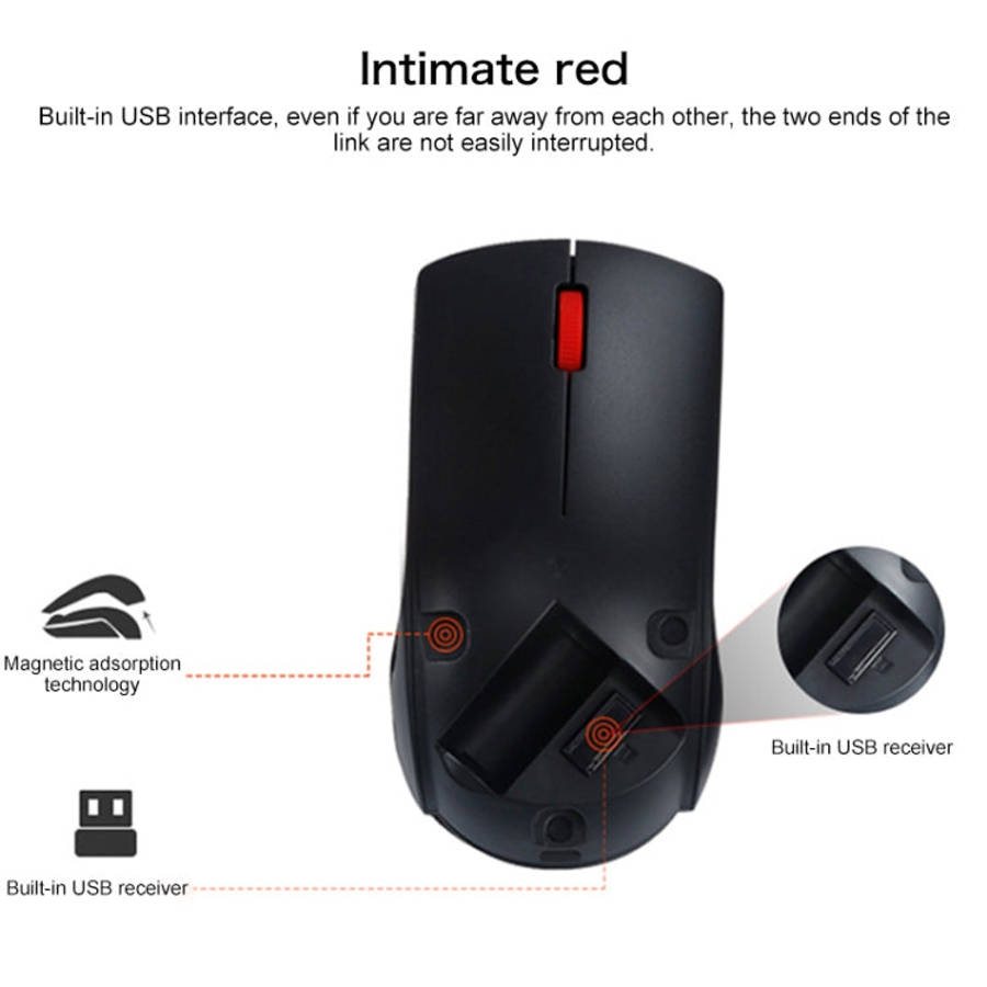 Lenovo M120 Pro Fashion Office Red Dot Wireless Mouse, M120 Pro Wireless Mouse