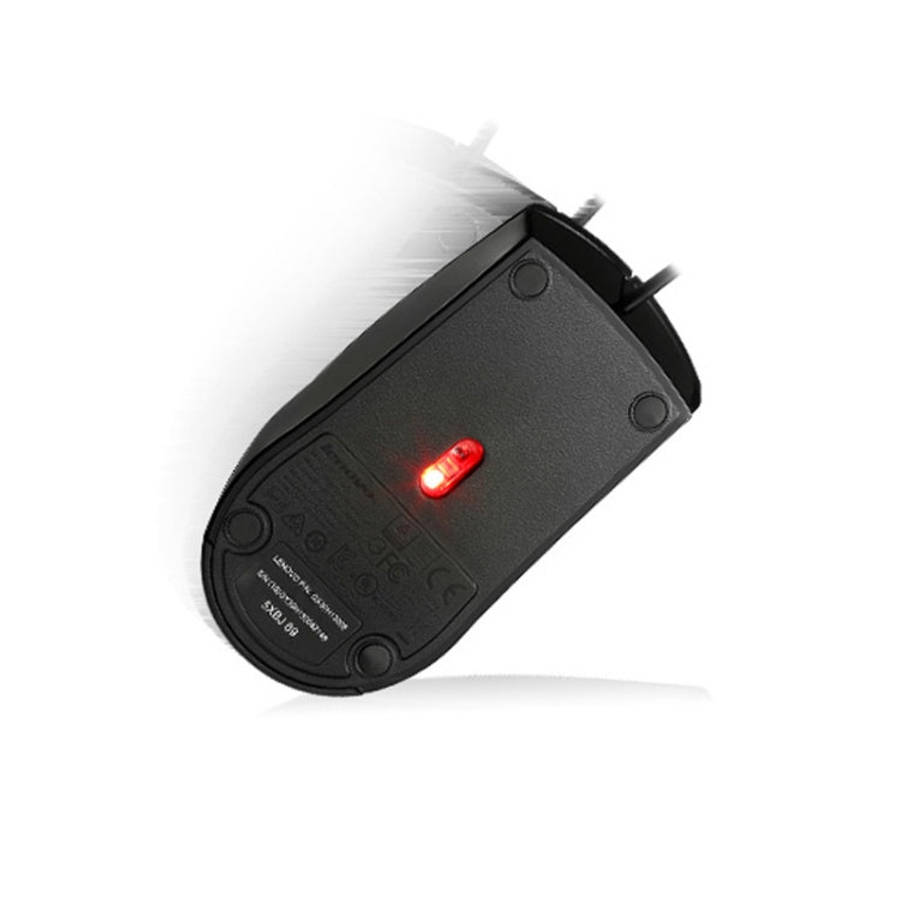 Lenovo M120 Pro Fashion Office Red Dot Wired Mouse, M120 Pro Wired Mouse