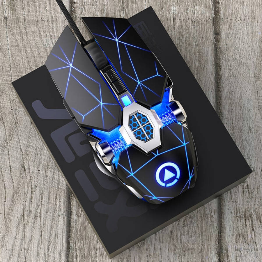 YINDIAO 3200DPI 4-modes Adjustable 7-keys RGB Light Wired Gaming Mechanical Mouse, Style: Silent ...