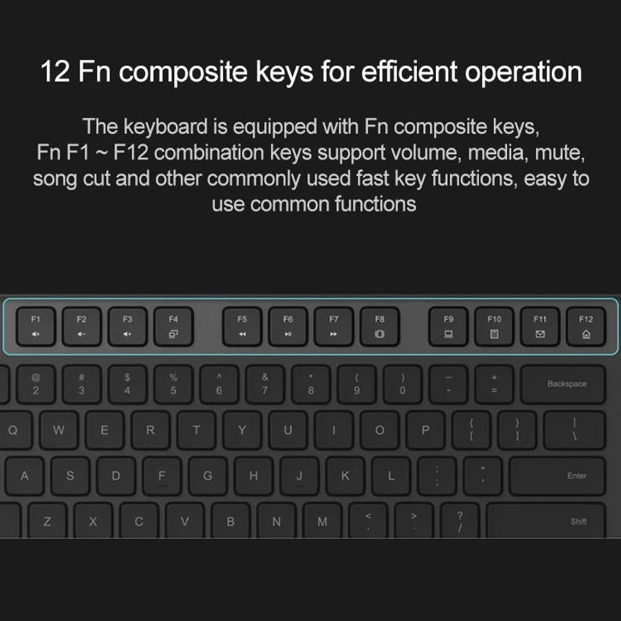 Original Xiaomi 2.4GHz Wireless Keyboard + Mouse Set for Notebook Desktop Laptop, Gen2