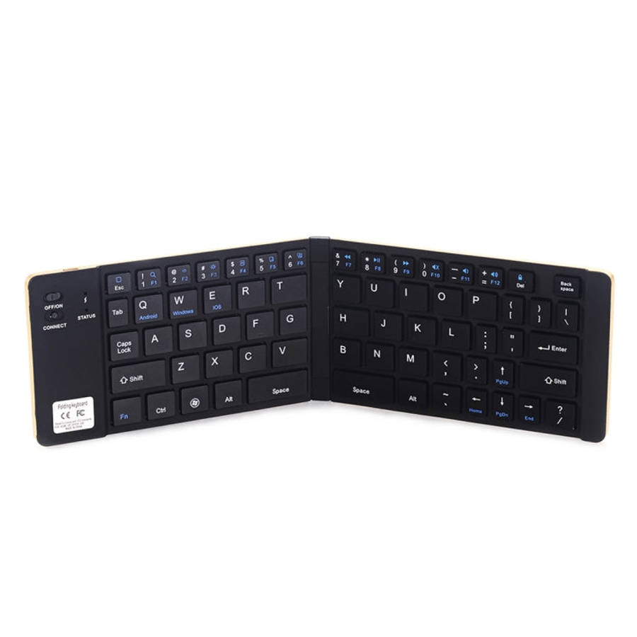 GK228 Ultra-thin Foldable Bluetooth V3.0 Keyboard, Built-in Holder, Support Android / iOS / Windo...