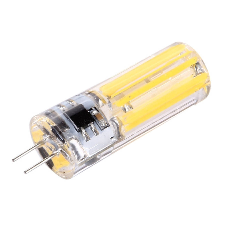 G4 4W Silicone Dimmable 8 LED Filament Light Bulb for Halls, AC 220-240V