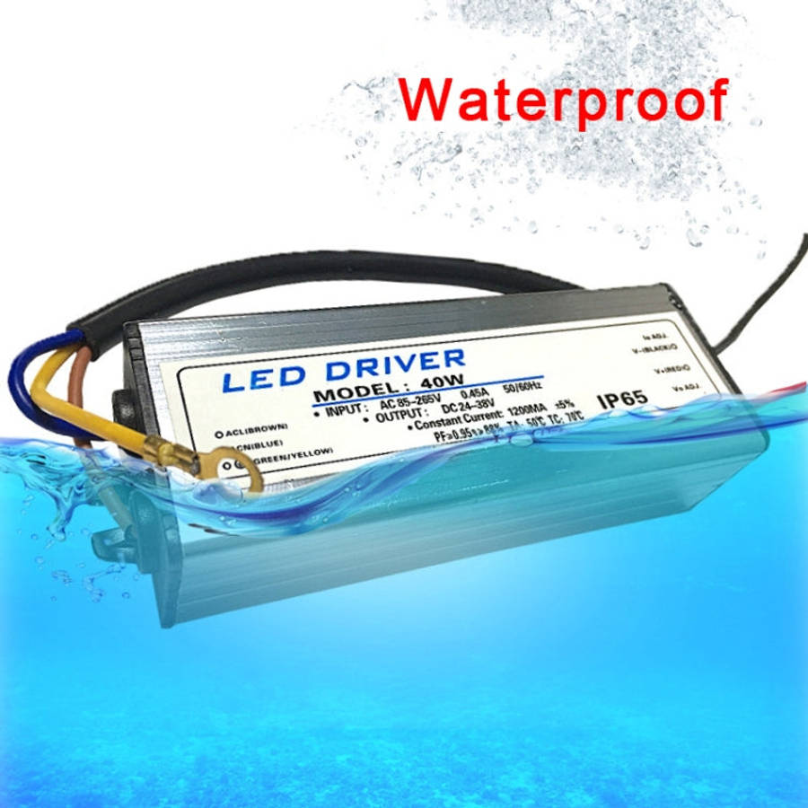 10W LED Driver Adapter AC 85-265V to DC 24-38V IP65 Waterproof, 10W