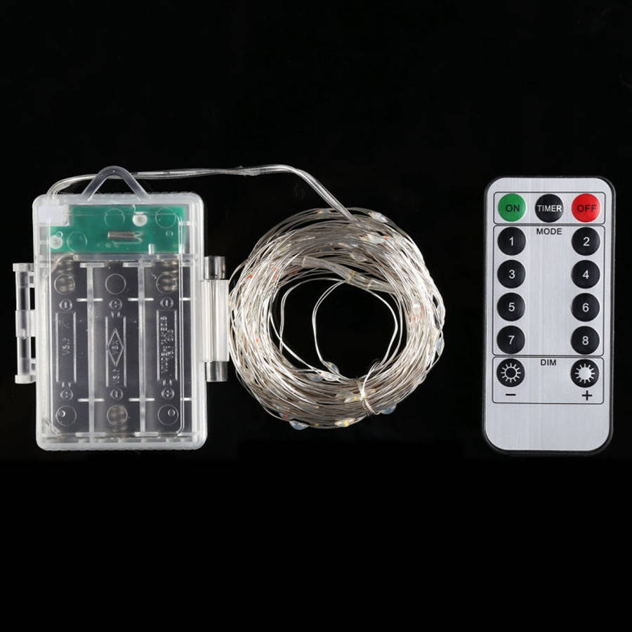 50 LEDs 3 x AA Batteries Box Fairy Lamp Decorative Light with Remote Control, DC 5V, Colorful Lig...