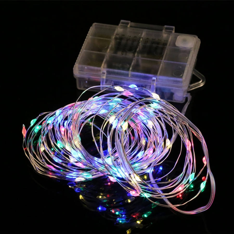50 LEDs 3 x AA Batteries Box Fairy Lamp Decorative Light with Remote Control, DC 5V, Colorful Lig...