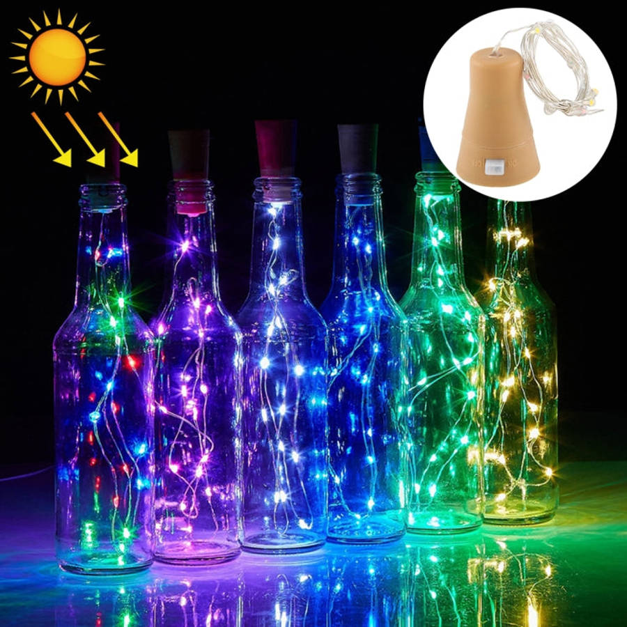 1m 10 LEDs SMD 0603 Solar Powered Copper Wire String Light  Fairy Lamp Decorative Light, 1m Color...