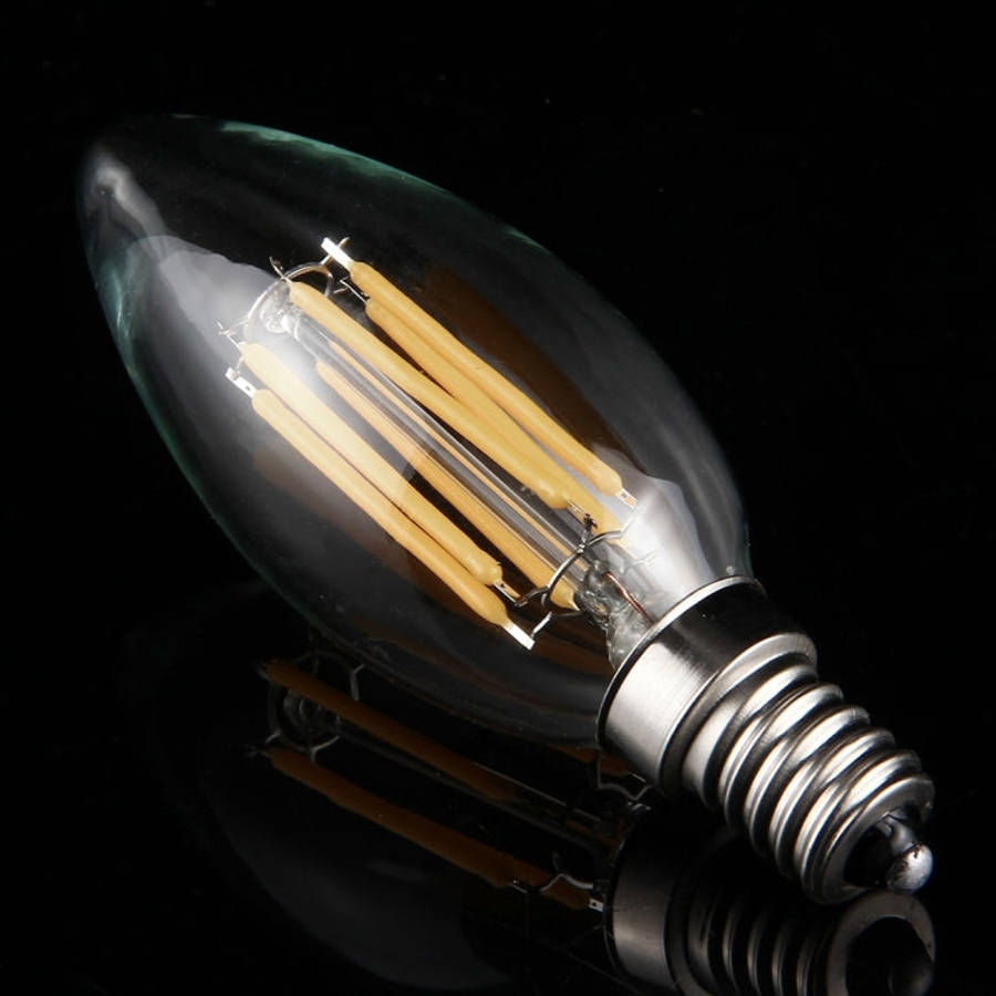 6 LEDs 450 LM Retro Energy Saving Light for Halls, AC 220V, Apiciform E14 6W 220V White Light