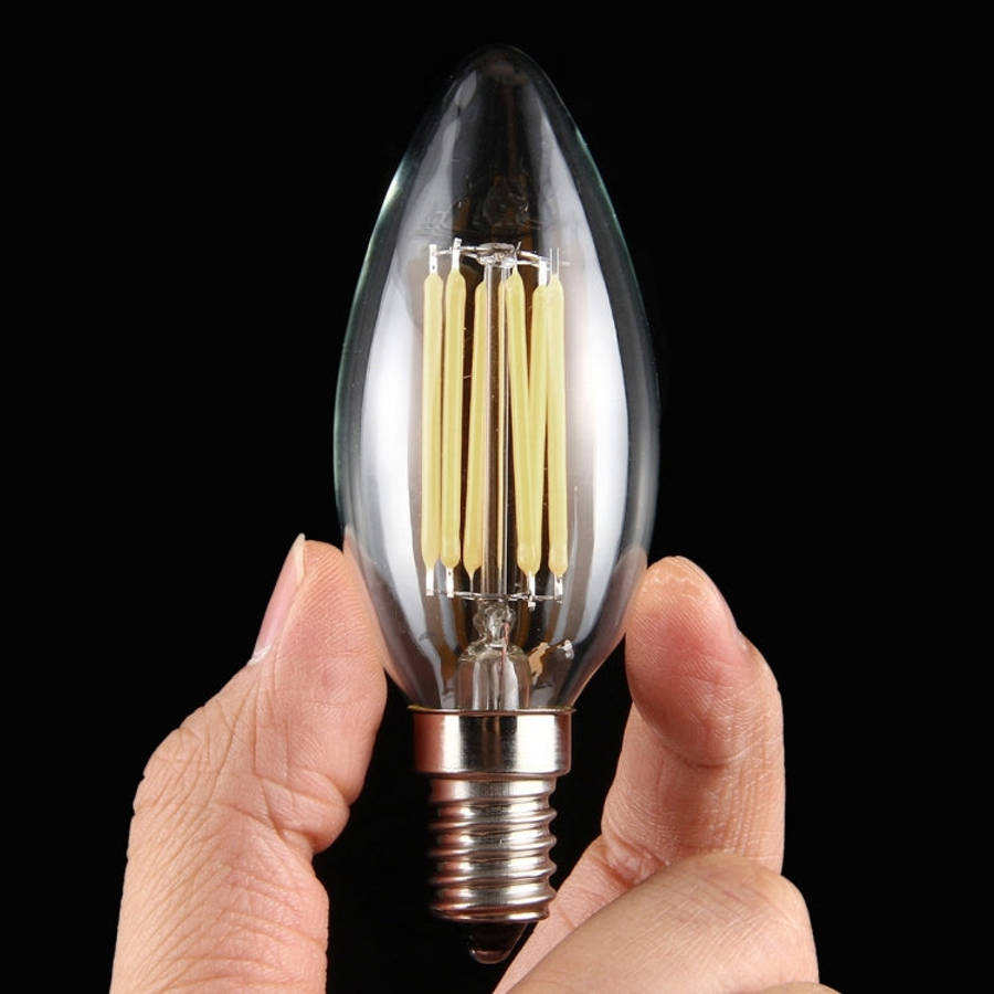 6 LEDs 450 LM Retro Energy Saving Light for Halls, AC 220V, Apiciform E14 6W 220V White Light