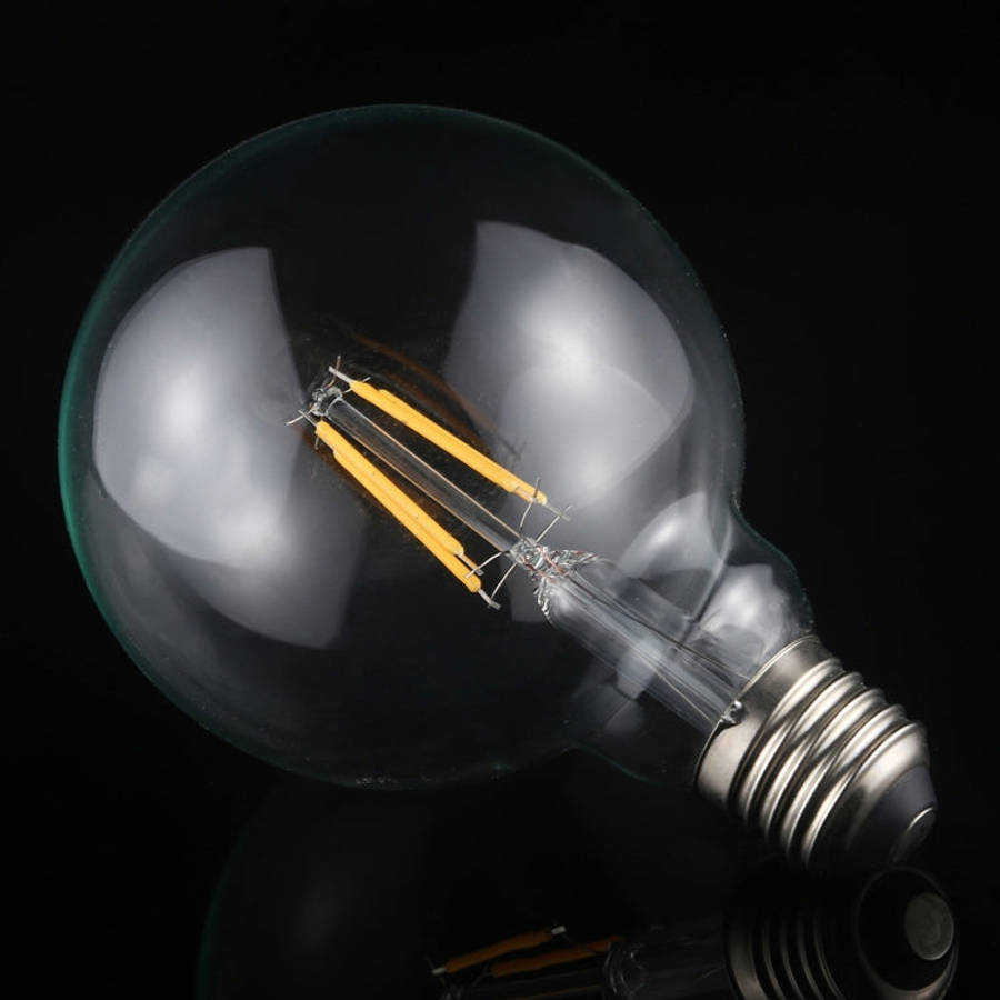 G95 E27 4W 4 LEDs 450 LM 3000K Retro Dimming LED Filament Light Bulb Energy Saving Light, AC 220V...