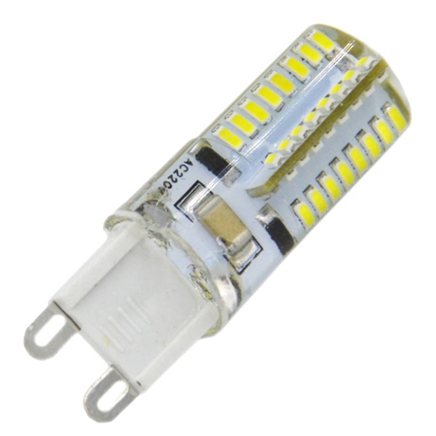 G9 4W 210LM  64 LED SMD 3014 Silicone Corn Light Bulb, AC 110V, AC 110V