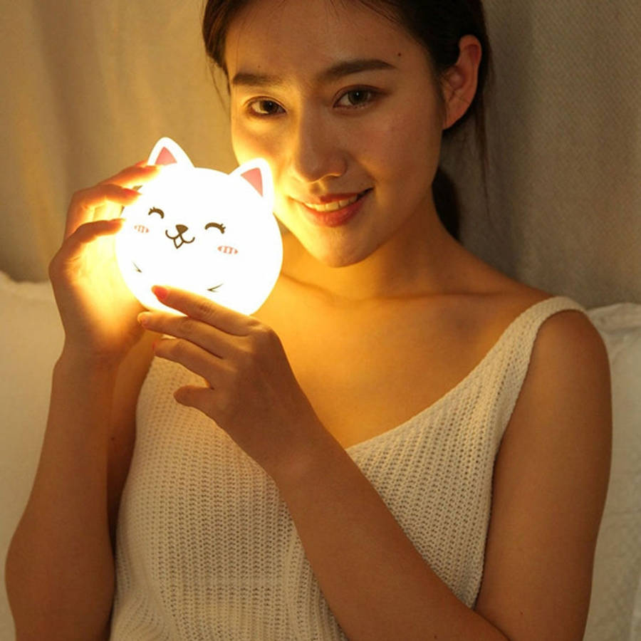 Creative 7-color Discoloration USB Charging