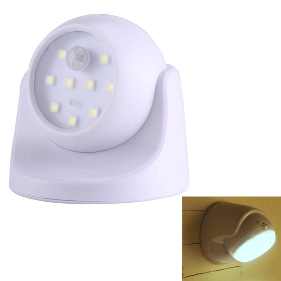 9 LEDs 240 LM 6000K 360 Degrees Rotation Wireless Motion Sensor Wardrobe Light / Night Light / Wa...