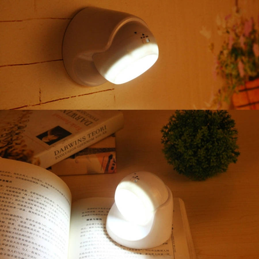 9 LEDs 240 LM 6000K 360 Degrees Rotation Wireless Motion Sensor Wardrobe Light / Night Light / Wa...