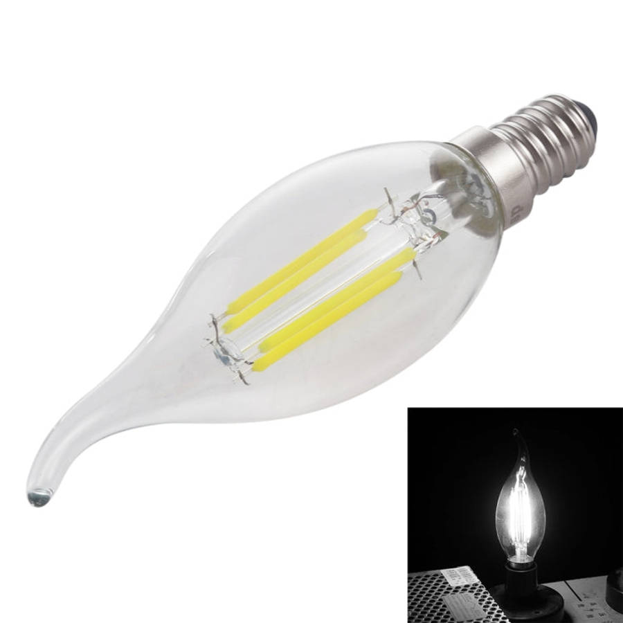 C35 E14 4W 4 LEDs 300 LM 3000K Dimmable Retro LED Filament Light Bulb Energy Saving Light, AC 220...