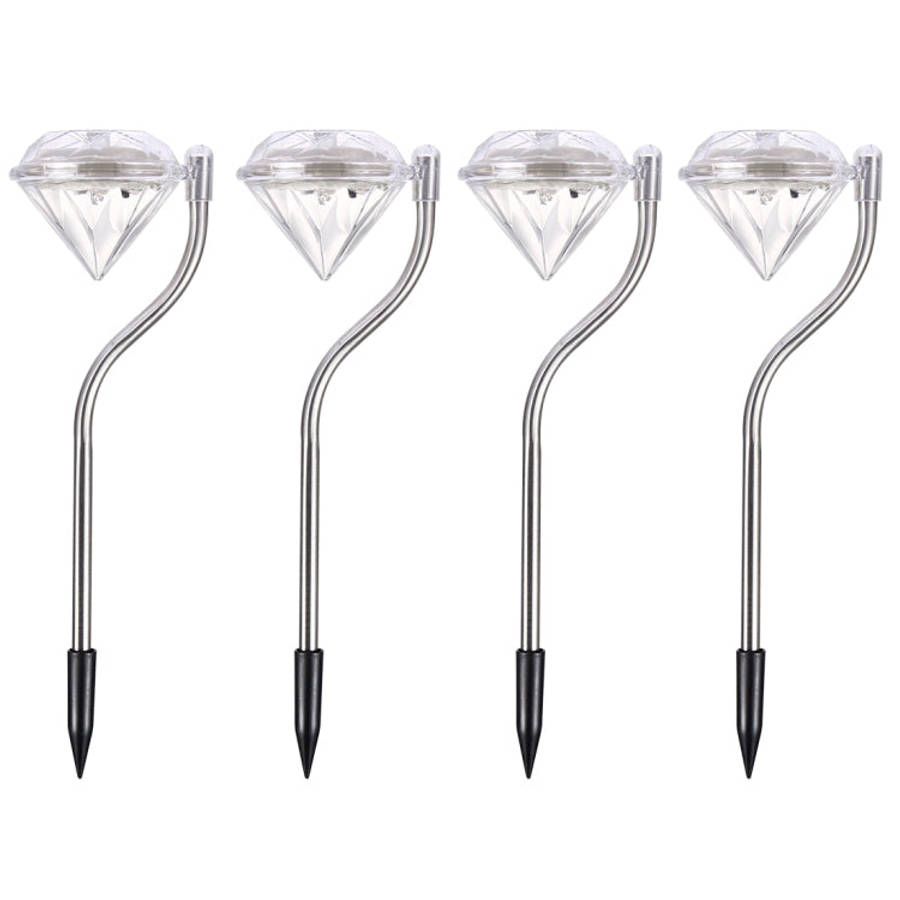 Outdoor Garden Landscape Path Decorative Diamond Lights, Random Color Delivery